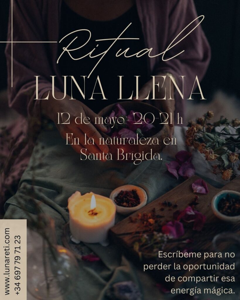 Flyer Ritual luna llena