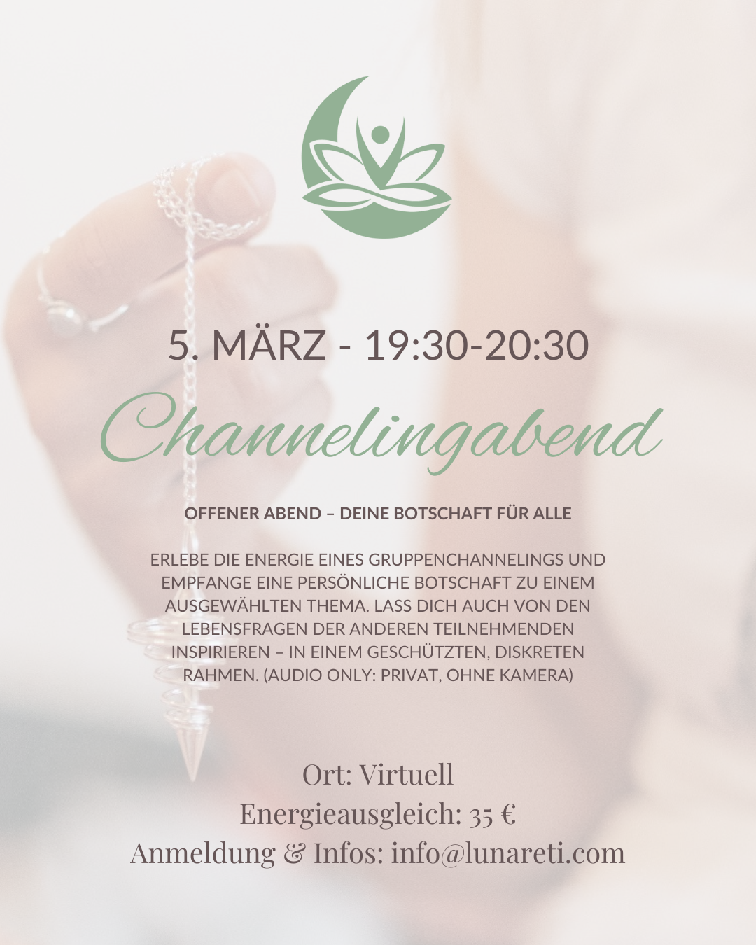 Noche de Channeling el 5 de marzo de 2026: Noche abierta – tu mensaje para todos